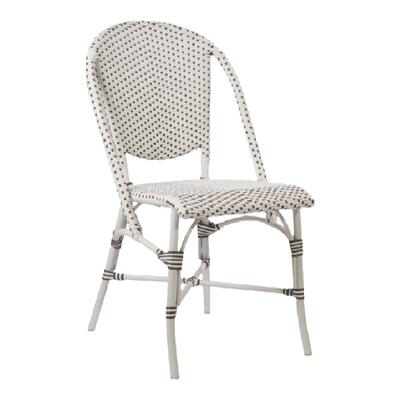 Sikadesign丹麦手工藤编铝框餐椅北欧设计编织法式户外藤椅Sofie