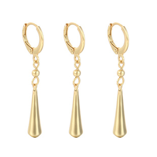 索隆耳坠海贼王同款耳钉三刀流耳环三耳洞耳夹金色耳扣水滴耳饰