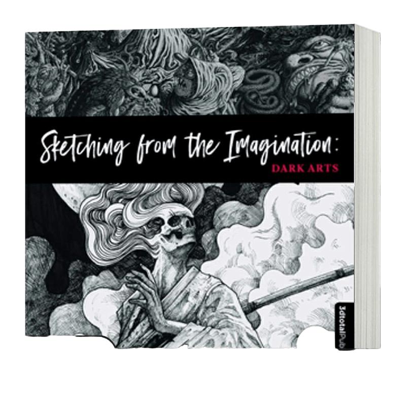 正版 Sketching from the Imagination想象素描:黑魔法 手绘插画技巧