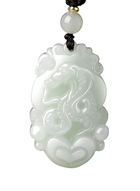 天然和田玉十二生肖吊坠