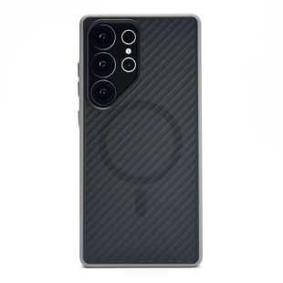 013肤感斜纹瓦楞手机壳三星 Samsung Galaxy S25Ultra磁吸S24utrall保护套S25防摔简约男女