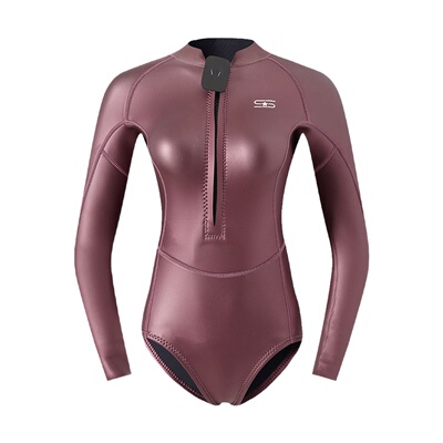 涂钛炫彩自由超弹比基尼款潜水服