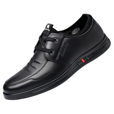 蜘蛛王正品头层牛皮休闲皮鞋