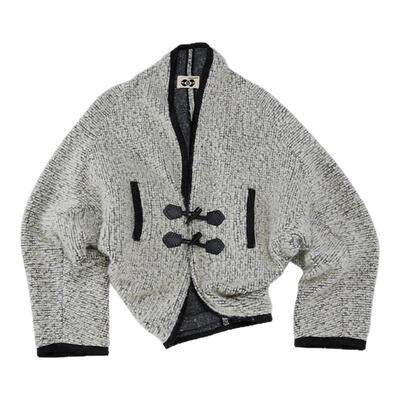 落肩宽松羊毛外套百搭