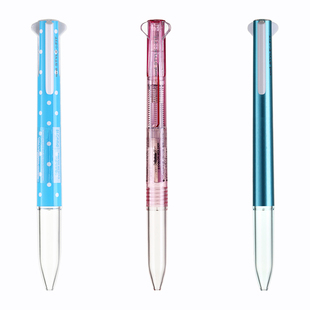 有范专卖 日本Uni三菱STYLEFIT按压式多功能笔壳学生文具模块笔小清新三合一按动笔壳单功能中性笔壳可配三色