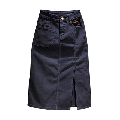 弹力高腰气质包臀显瘦a字长裙