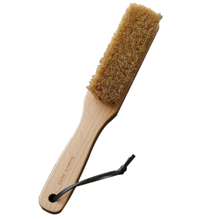 高级西装羊绒大衣打理刷外套除尘天然马毛刷子木柄真皮鞋护理保养