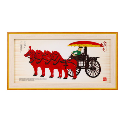 陕西民俗文化皮影装饰画