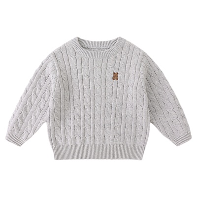 宝宝纯棉毛衣秋冬男童女童针织衫