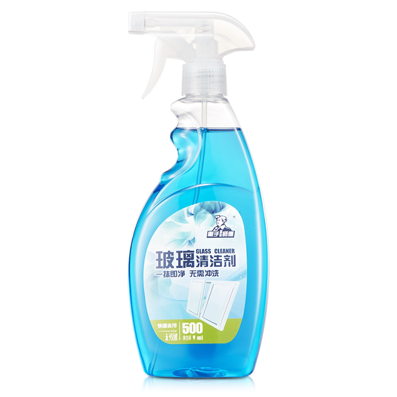 黑手师傅玻璃清洁剂强力去污家用汽车玻璃门窗清洗剂专用清洁剂