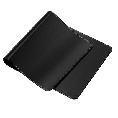 纯素皮革加固缝线超大桌垫