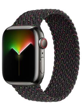 适用iwatch全系列单圈编织表带