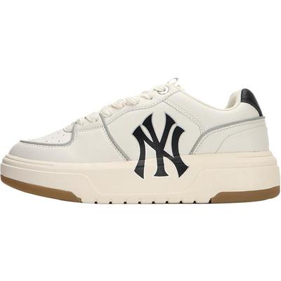 MLB学长鞋男鞋女鞋新款NY休闲鞋低帮板鞋厚底增高运动鞋小白鞋子