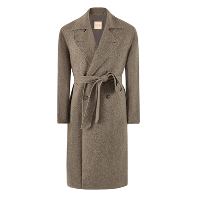 CULTUM秋冬长款羊毛大衣毛呢外套