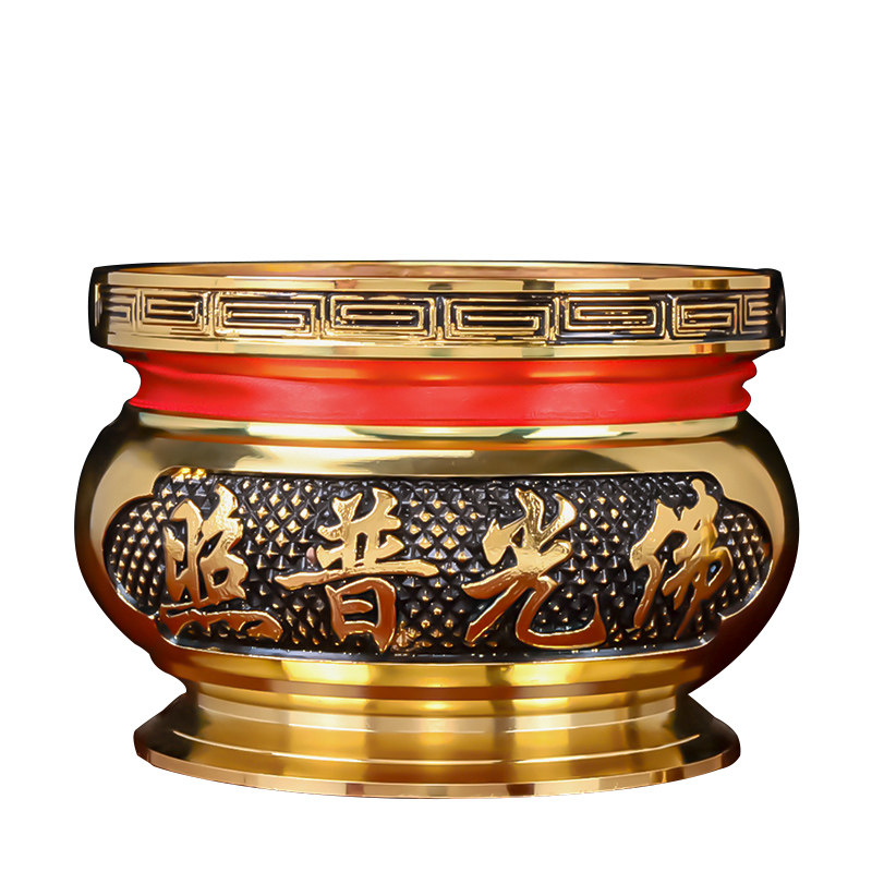 纯铜合金香炉家用室内供奉财神