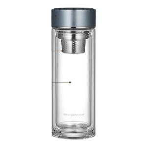 宝威玛茶水分离双层玻璃杯