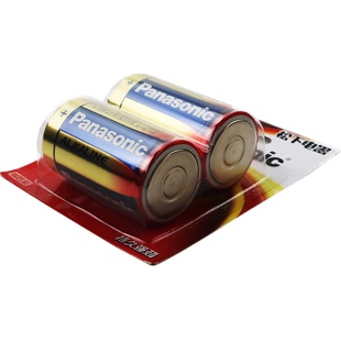 松下电池 1号电池2粒大号一号碱性电池燃气灶热水器干电池手电筒电池煤气灶天然气灶电池专用1.5V碱性电池