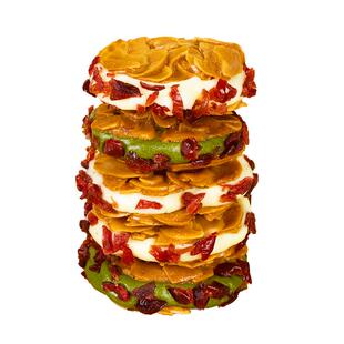 本宫饿了 扁桃仁夹心酥 拉丝蔓越莓杏仁脆 饼干 休闲零食小吃食品