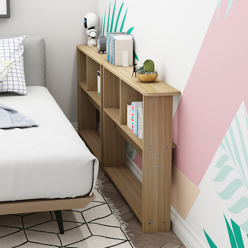 木灵子 卧室长条柜床头夹缝窄架收纳置物书架与墙缝隙架子靠床边