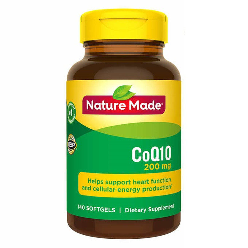 美国直邮原装NatureMade CoQ10辅酶Q10 200mg140粒新包装