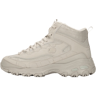 Skechers斯凯奇高帮加绒休闲鞋女鞋冬季运动保暖厚底松糕鞋运动鞋