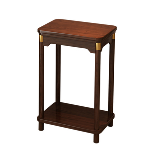 中式花架子客厅落地式阳台置物架多层阶梯式摆放架实木宋徽宗花架