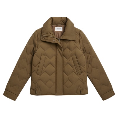 马克华菲翻领轻薄羽绒服女秋冬款