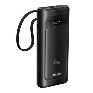 【新品上市】联想thinkplus灵迅190W/100W自带线充电宝快充移动电源适用于笔记本手机平板ThinkPad拯救者