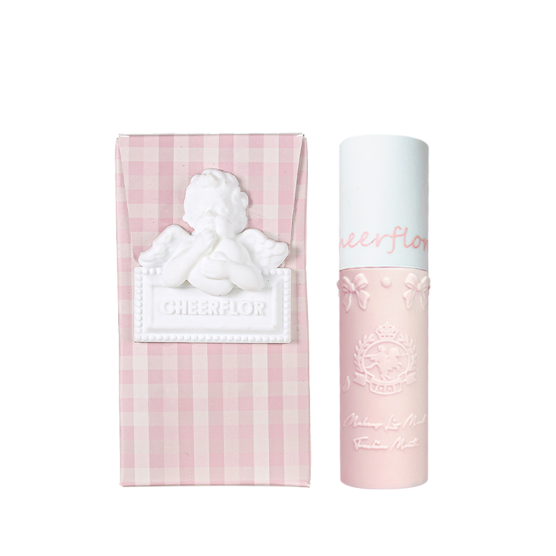 cheerflor游乐者天使浮雕口红唇泥平价学生丝绒雾面哑光唇釉镜面