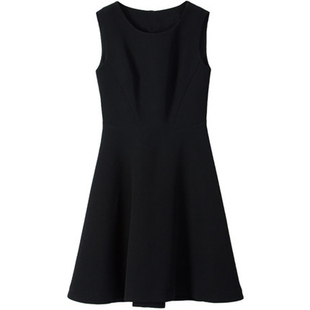 黑色背心裙女士短款裙子内搭吊带小个子无袖打底连衣裙春季外穿