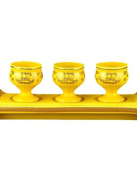 陶瓷水杯酒杯三连杯财神杯仙家杯