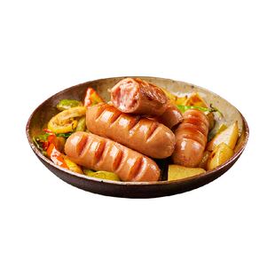 食者道火山石烤肠地道家用早餐脆皮香肠冷冻半成品原味空气炸锅