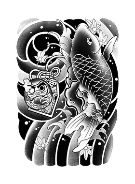 防水持久15天草本纹身贴不反光