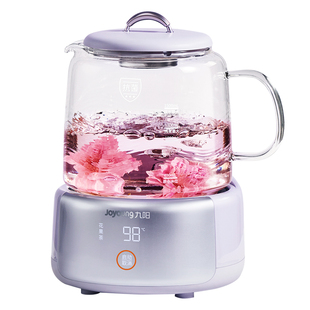 九阳全玻璃养生壶2026新款家用多功能办公室恒温煮茶器炖煮一体壶