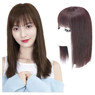 假发片女头顶补发片遮白发仿真人发高颅顶透气无痕逼真增发量发片