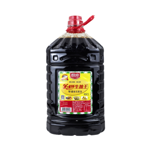 【5L×2瓶】厨邦美味鲜生抽王大桶商用酒店食堂炒菜凉拌腌制酱油