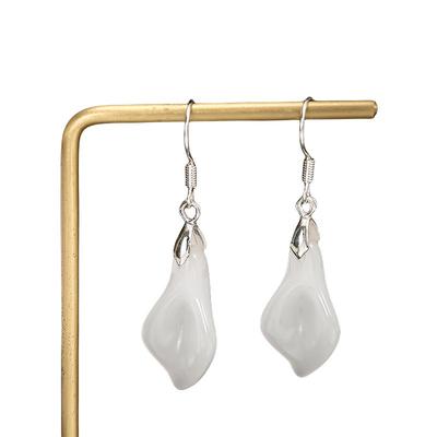 999纯银防过敏耳环女清新个性复古耳坠中国风古风汉服旗袍耳饰品