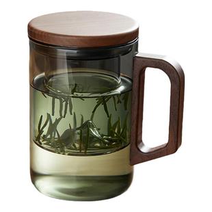 玻璃杯茶杯大容量1000ml家用茶水分离泡绿茶杯男士喝水杯子办公室