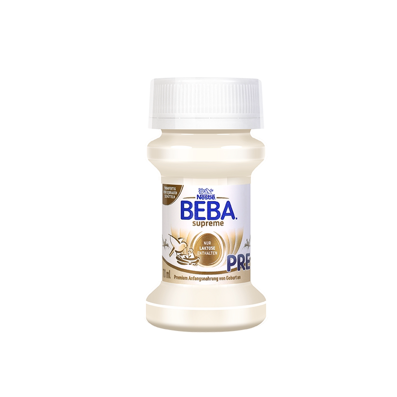 德国BEBA贝巴至尊Pre婴儿配方液态奶液体奶水解铂金水奶32瓶70ml