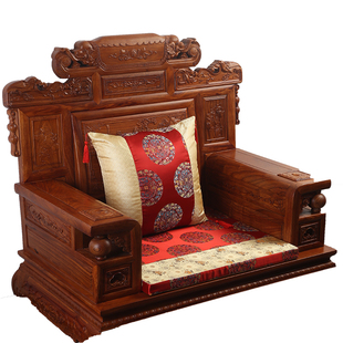 定做红木家具仿古家具绸缎面料圈椅皇官帽椅皇宫椅坐垫沙发坐垫