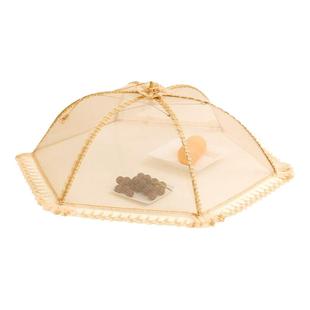 饭菜罩子盖菜的防尘罩可折叠家用神器厨房餐桌剩菜防苍蝇镂空菜罩