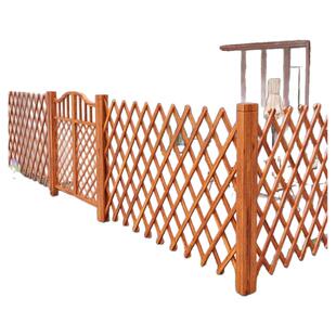 院子围栏栅栏防腐木花园户外家用农村菜园子篱笆护栏爬藤花架隔断