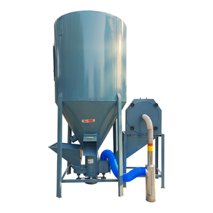 家用300kg500kg1000kg立式无尘饲料搅拌粉碎机一体机养殖场打料机