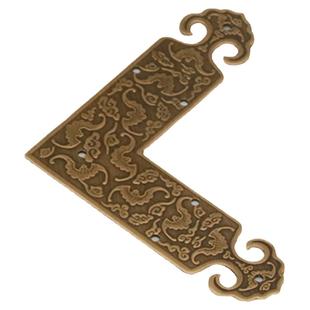 古典家具护角博古架中式仿古L护角T角片十字角花橱柜门书柜子护角