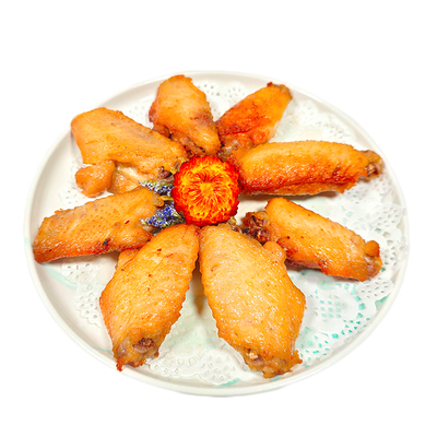 蒜香鸡中翅400g8个酒店食材商用