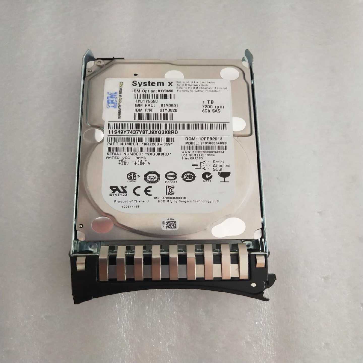 议价IBM 81Y9691 81Y9690  81Y9731 81Y3829 X3650 M3 M4 1TB 25 - 实物图