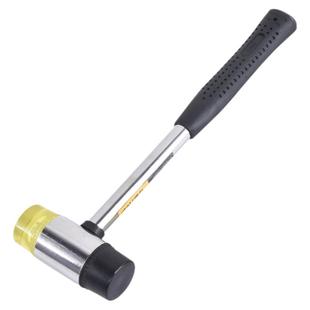 得力安装锤橡胶锤软橡皮锤小榔头贴地板瓷砖弹力锤子塑料尼龙锤头