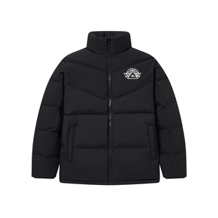 匹克羽绒服短款男冬户外防泼水加绒立领保暖新款鸭绒外套男运动服