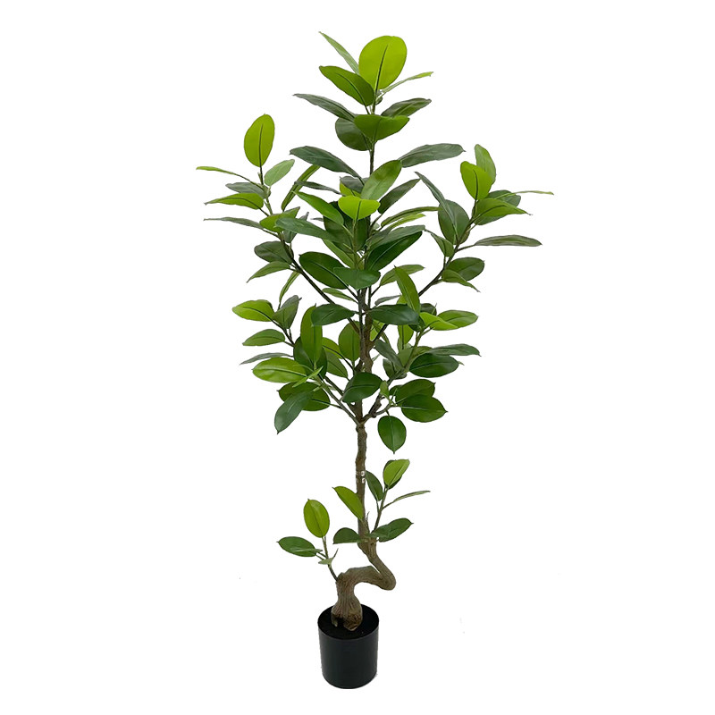 仿真绿植橡皮树高端轻奢室内客厅大型落地仿生植物落地盆栽装饰树