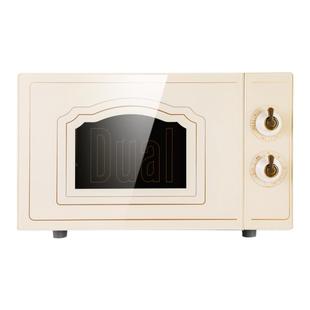 Dual复古微波炉蒸烤箱一体家用小型迷你光波炉不锈钢平板官网正品